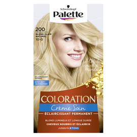 Coloration permanente 200 blond clair naturel SCHWARZKOPF PALETTE - 165ml