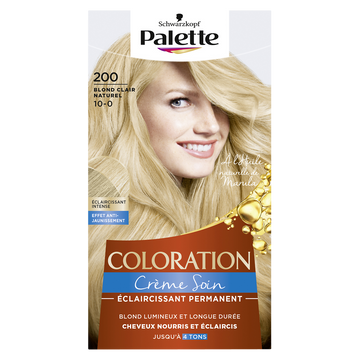 Coloration permanente 200 blond clair naturel SCHWARZKOPF PALETTE - 165ml