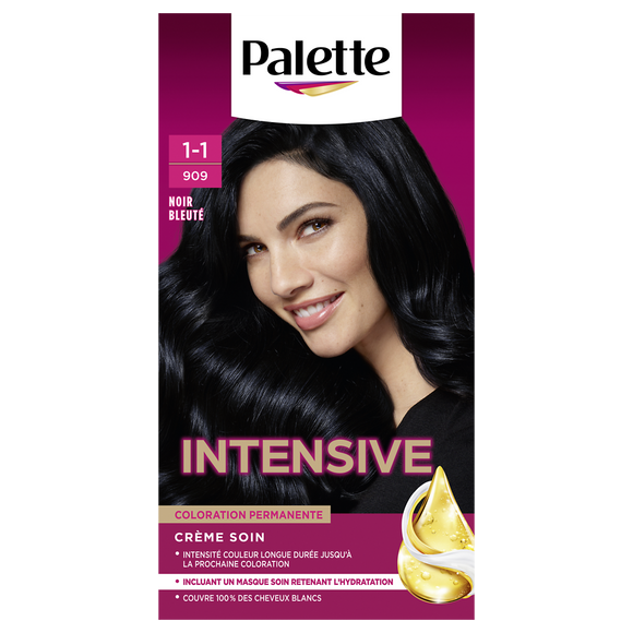 Coloration permanente 909 noir bleuté SCHWARZKOPF PALETTE - 165ml
