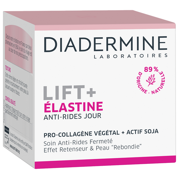 Soin de jour visage anti-rides Lift Ultime Elastine DIADERMINE, 50ml