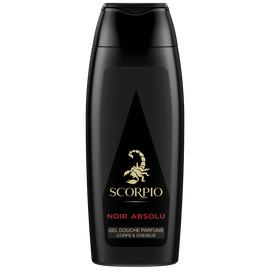 Gel douche Noir Absolu SCORPIO, flacon de 250ml
