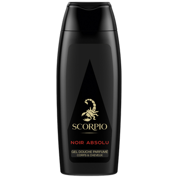 Gel douche Noir Absolu SCORPIO, flacon de 250ml