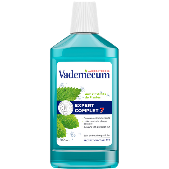 Bain de bouche Expert Complet 7 VADEMECUM, flacon 500ml