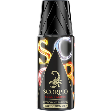 Déodorant homme scandalous SCORPIO, atomiseur de 150ml