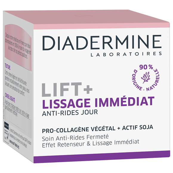 Soin de jour anti-rides Lift lissage immédiat DIADERMINE, 50ml