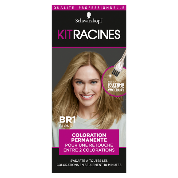Coloration permanente 1 blond SCHWARZKOPF KIT RACINES - 70g