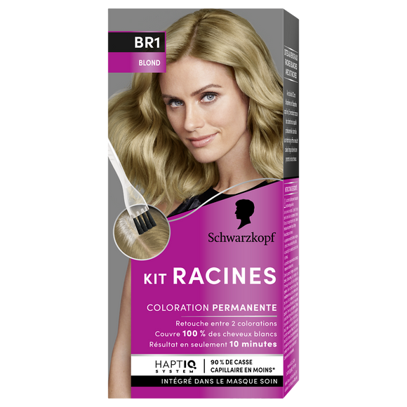 Coloration permanente 1 blond SCHWARZKOPF KIT RACINES - 70g