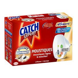Insecticide diffuseur électrique réglable CATCH - 45 nuits