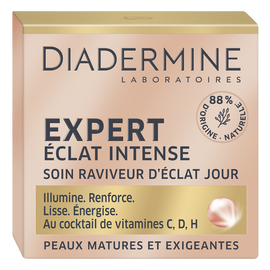 Soin de jour éclat intense pour peaux matures et exigeantes expert DIADERMINE, pot de 50ml