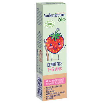 Dentifrice fraise 1-6 ans VADEMECUM, 50ml