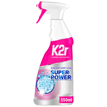 Détachant avant lavage super power K2R - 550ml