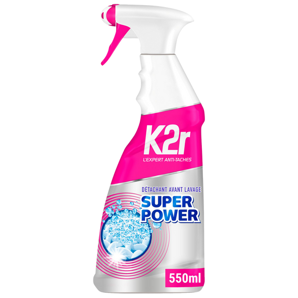 Détachant avant lavage super power K2R - 550ml