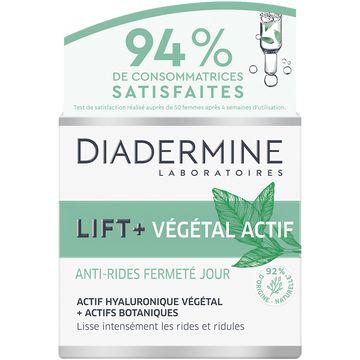Crème visage visage de jour anti-rides fermeté lift+ végétal DIADERMINE, 50ml
