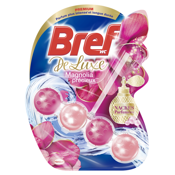 Bloc wc deluxe magnolia précieux BREF WC - 50g