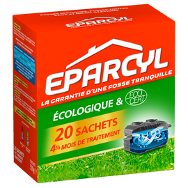 Entretien fosse septique Activateur naturel sachets EPARCYL - X20