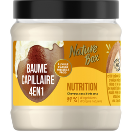 Masque cheveux nutrition 4en1 huile d'argan NATUREBOX - 300ml
