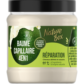 Masque cheveux réparation 4en1 avocat NATUREBOX - 300ml