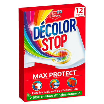 Lingette anti-décoloration max protect DECOLOR STOP - 12 lingettes