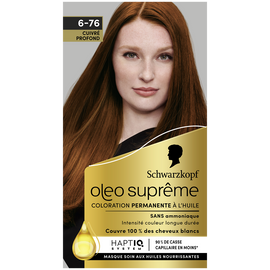 Coloration permanente à l'huile 6-76 cuivré OLEO SUPREME - 1 unité