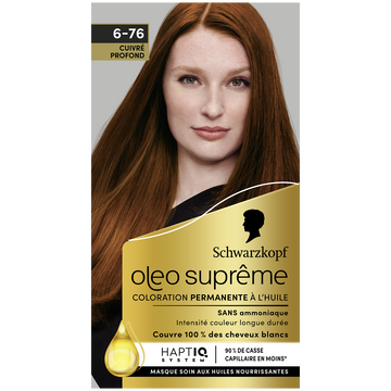 Coloration permanente à l'huile 6-76 cuivré OLEO SUPREME - 1 unité
