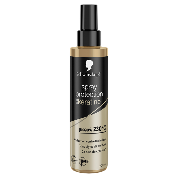 Spray thermoprotection capillaire 230C° kératine SCHWARZKOPF - 200ml