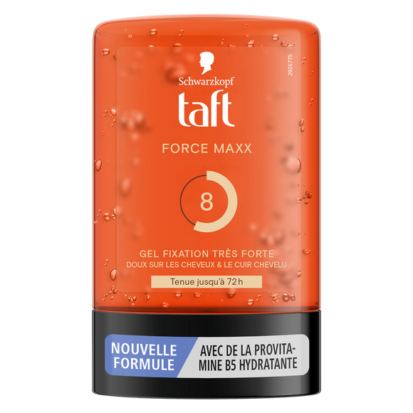 Gel coiffant Maxx power fixation très forte max tenue tube TAFT - 300ml