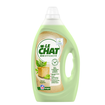 Lessive liquide Eco efficacité savon végétal LE CHAT - 44 lavages