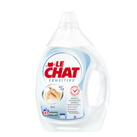 Lessive liquide Sensitive 0% pour peaux très sensibles LE CHAT - 42 lavages