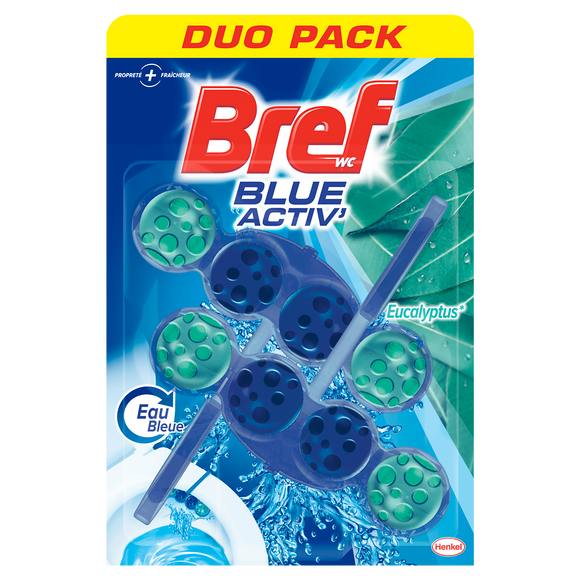 Bloc wc color activ' eucalyptus duopack BREF WC - 2X50g