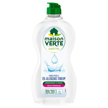 Liquide vaisselle 0 pour cent MAISON VERTE - 500ml