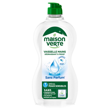 Liquide vaisselle 0 pour cent MAISON VERTE - 500ml