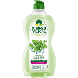 Liquide vaisselle thym et basilic MAISON VERTE - 500ml