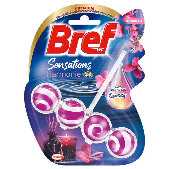Bloc wc Sensations d'harmonie, formule anti-calcaire BREF WC - 50g