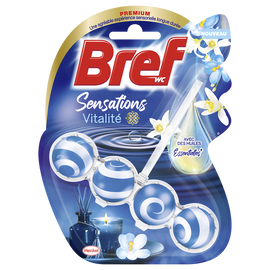 Bloc wc Sensation vitalité, formule anti-calcaire BREF WC - 50g