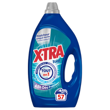 Lessive liquide XTRA TOTAL fraîcheur givre 57 lavages 2,565L