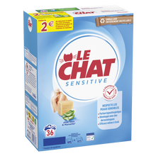 LE CHAT - Lessive en poudre - Hypoallergénique - 36 lavages - 1 kg