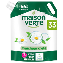 MAISON VERTE - Lessive liquide - Fraicheur d'été - 33 lavages - 1.485l