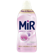 MIR - Lessive liquide - Soin Laine et linges délicats,Lavage à la main- Cachemire - 13 lavages - 0.65 l