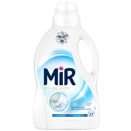 Lessive liquide ravive le blanc formule 3 en 1 MIR LESSIVE - 27 lavages