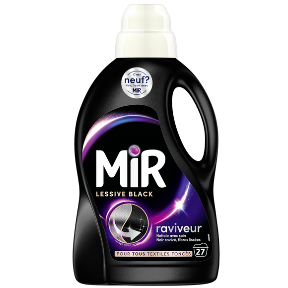 Lessive liquide ravive les couleurs formule 3 en 1 MIR LESSIVE - 27 lavages