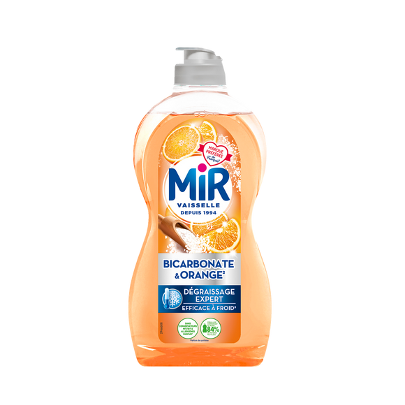 Liquide vaisselle bicarbonate dégraissage expert MIR VAISSELLE - 450ml