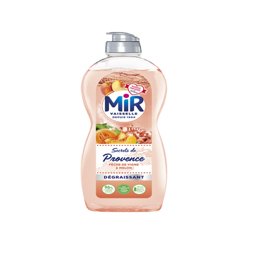Liquide vaisselle pêche de vigne melon dégraissant MIR VAISSELLE - 675ml