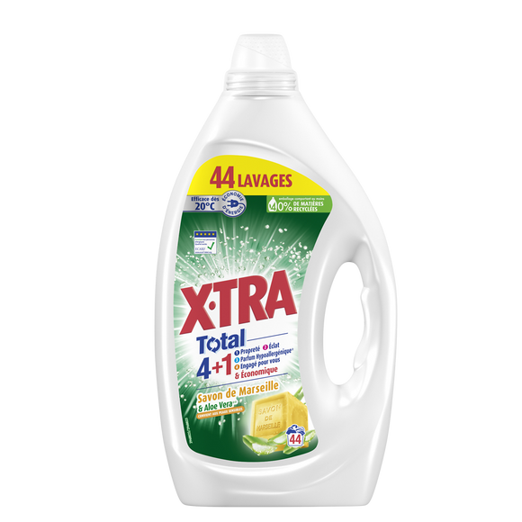 Lessive liquide Marseille aloe vera X-TRA - 44 lavages