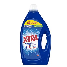 Lessive liquide total 4 plus 1 propreté éclat fraîcheur X-TRA - 44 lavages