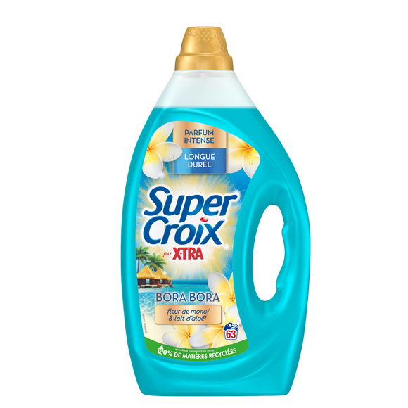 Lessive liquide Bora Bora parfum intense SUPER CROIX - 63 lavages