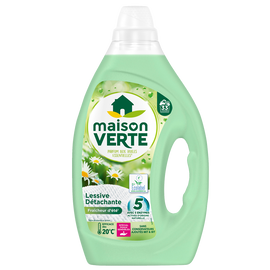 Lessive liquide fraîcheur d'été MAISON VERTE - 33 Lavages