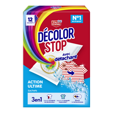 Sachet DECOLOR STOP 3en1 Détachant x12