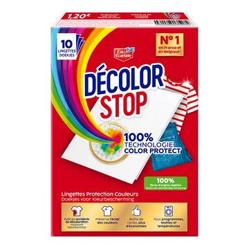 Lingette anti-décoloration DECOLOR STOP Protection Couleurs x10