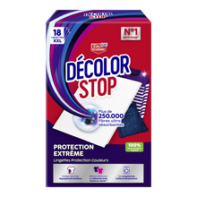 Lingette anti-décoloration DECOLOR STOP Extrême EAU ECARLATE x18 Lingettes