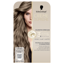 Crème SUPREME Schwarzkopf 7-16 blond foncé cendré